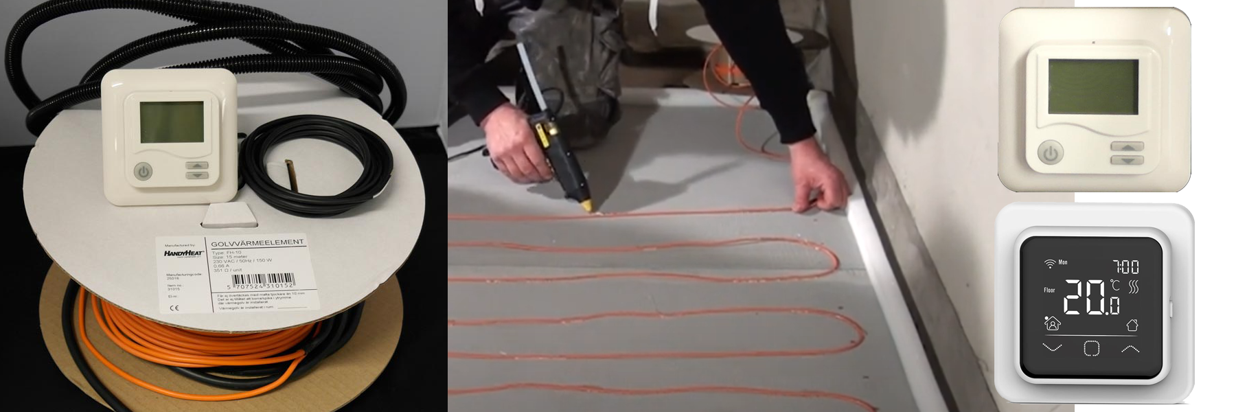 Elektrisk golvvärme kit